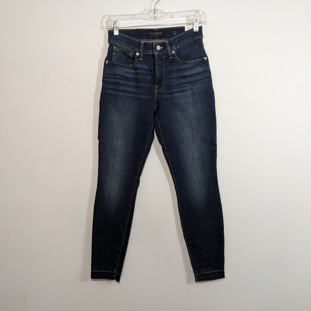 NWT Lucky Brand Ava Mid Rise Skinny Women’s Jeans STRETCH Size 4/27 $99